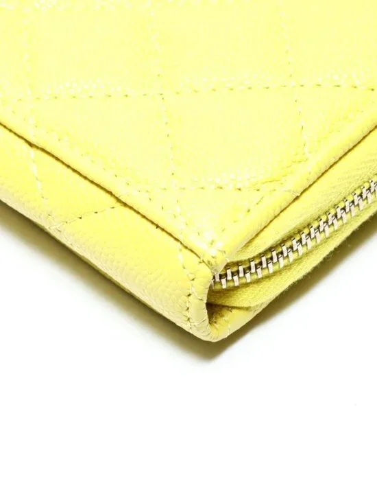 Chanel Coin Case CC Logo Quilted Caviar Leather Fragment - Picture 6 of 10